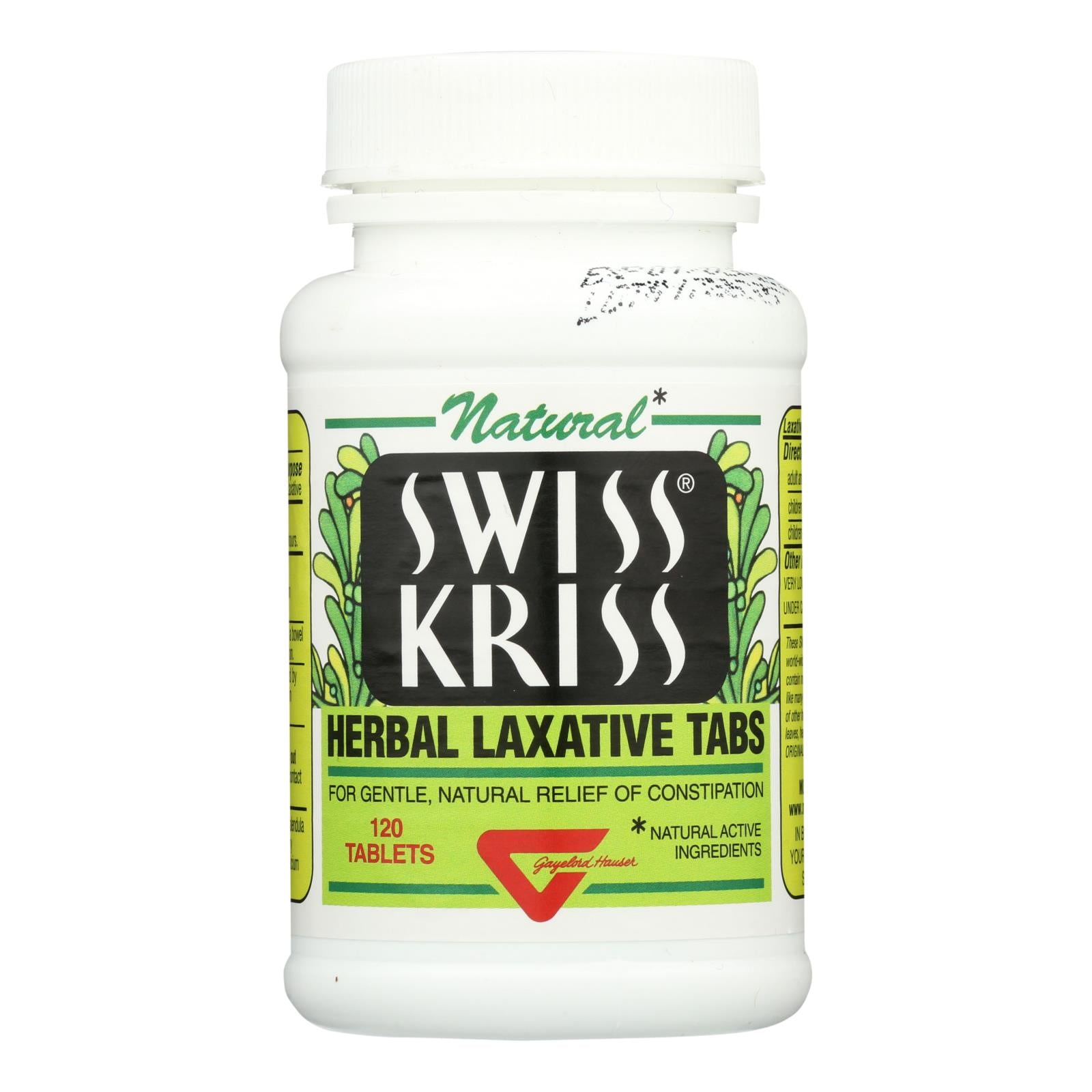 Modern Natural Products Swiss Kriss Herbal Laxative - 120 Tablets