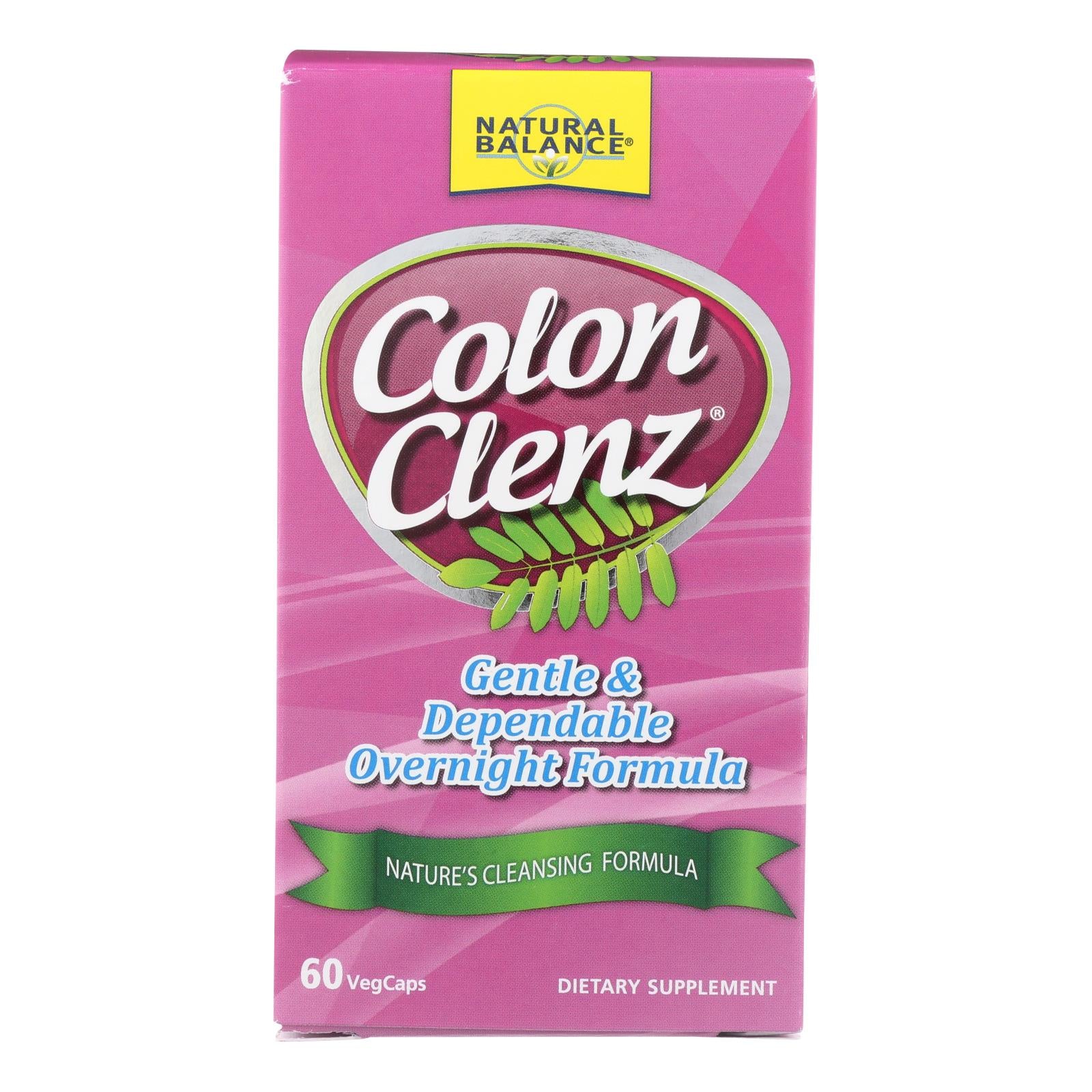 Natural Balance Colon Clenz - 60 Vegetable Capsules