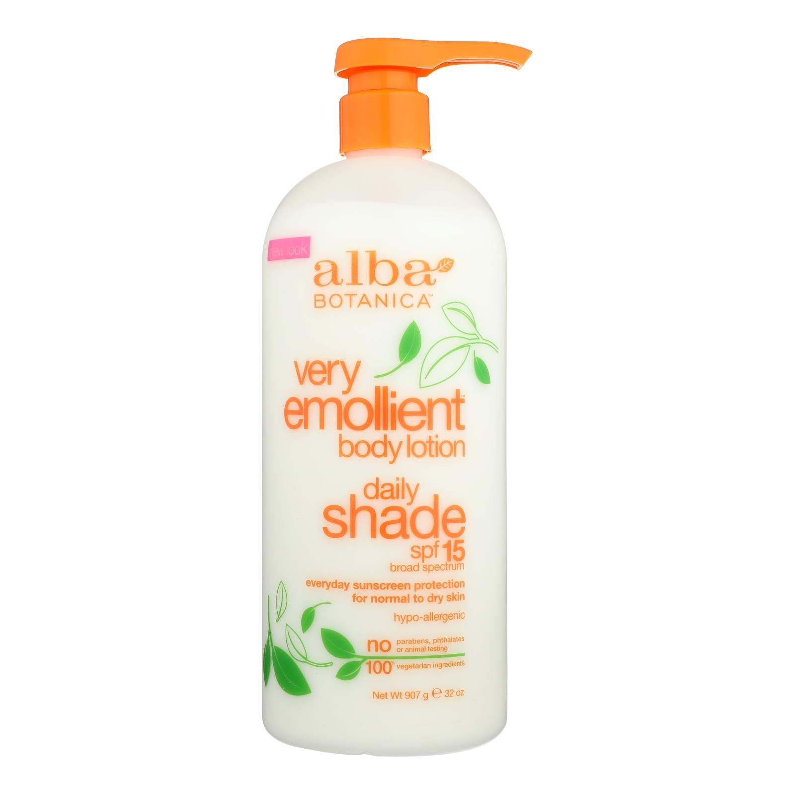 Alba Botanica - Very Emollient Natural Body Lotion Spf 15 - 32 Fl Oz