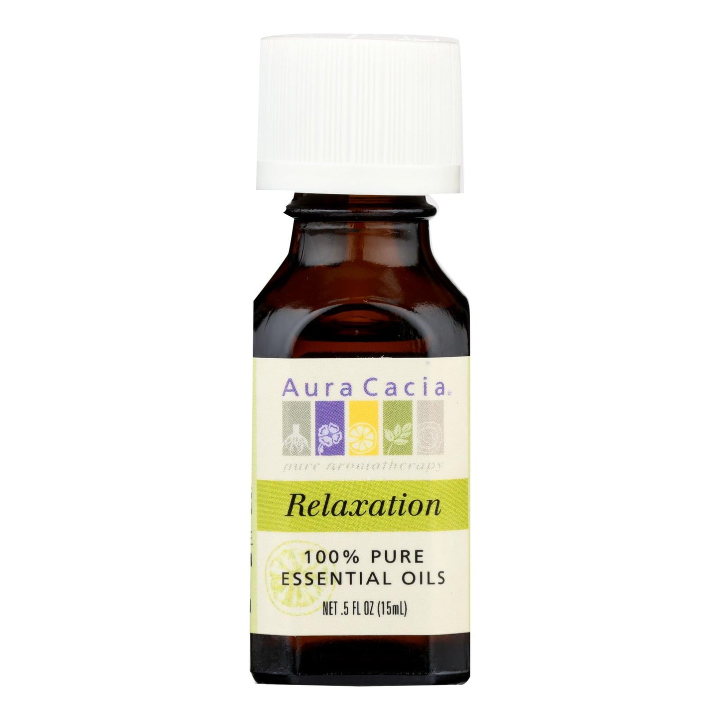 Aura Cacia - Relaxation Essential Oil Blend - 0.5 Fl Oz