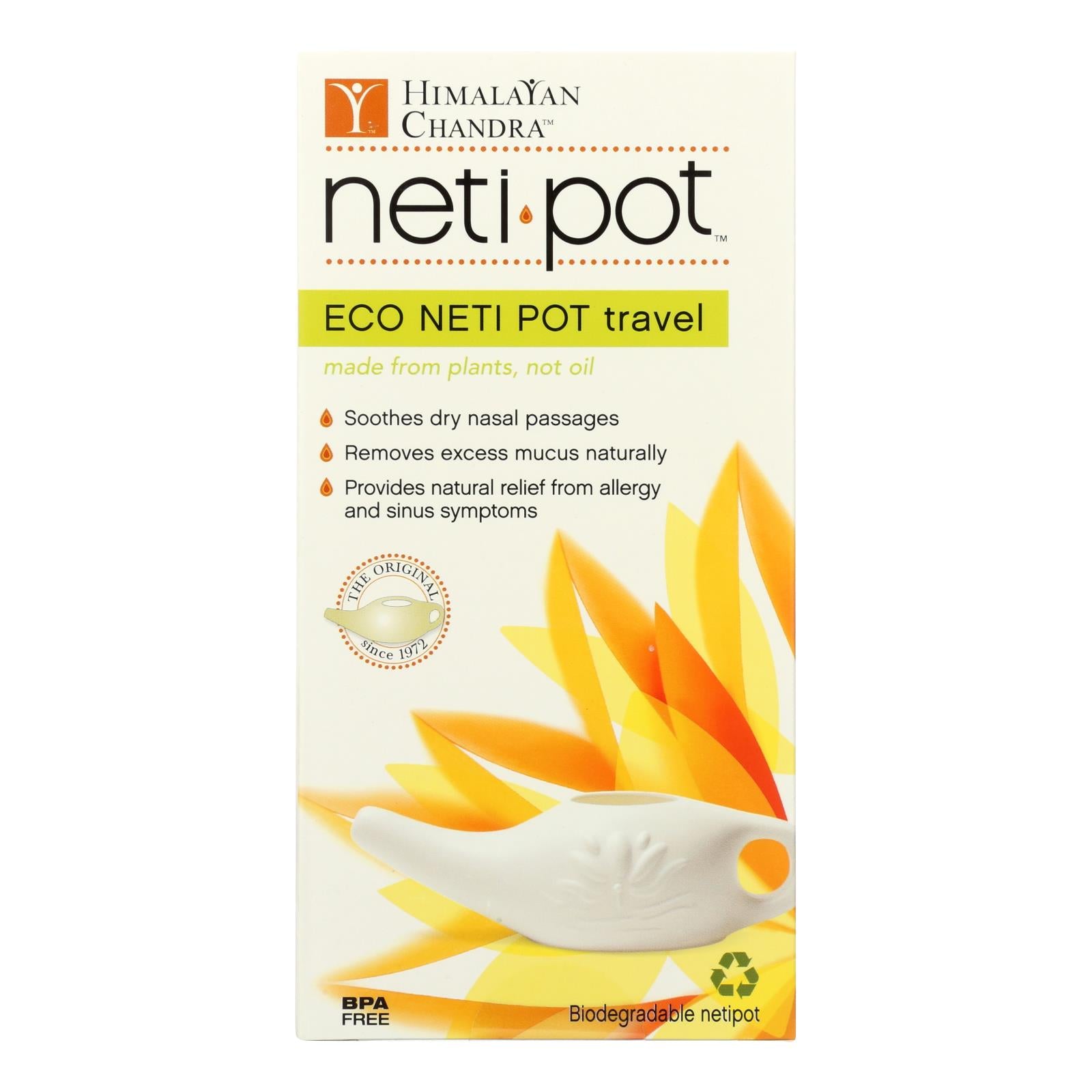 Himalayan Institute Neti-wash Eco Neti Pot Nonbreakable - 1 Pot