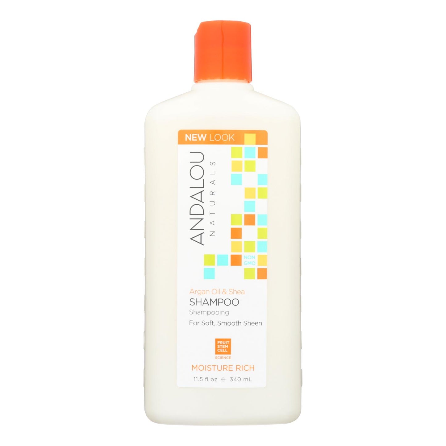 Andalou Naturals Moisture Rich Shampoo Argan And Sweet Orange - 11.5 Fl Oz