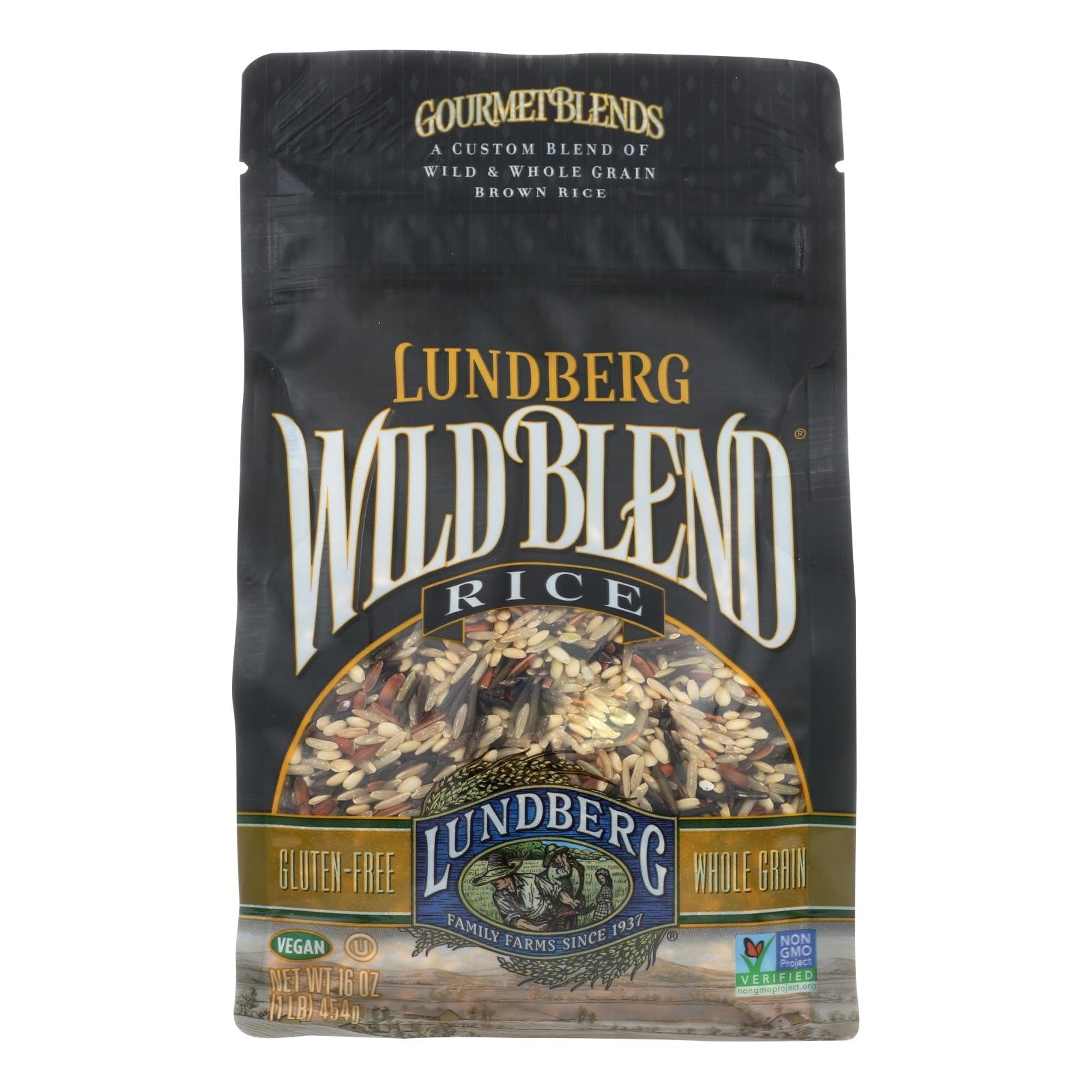 Lundberg Family Farms Wild Blend Rice - Case Of 6 - 1 Lb.