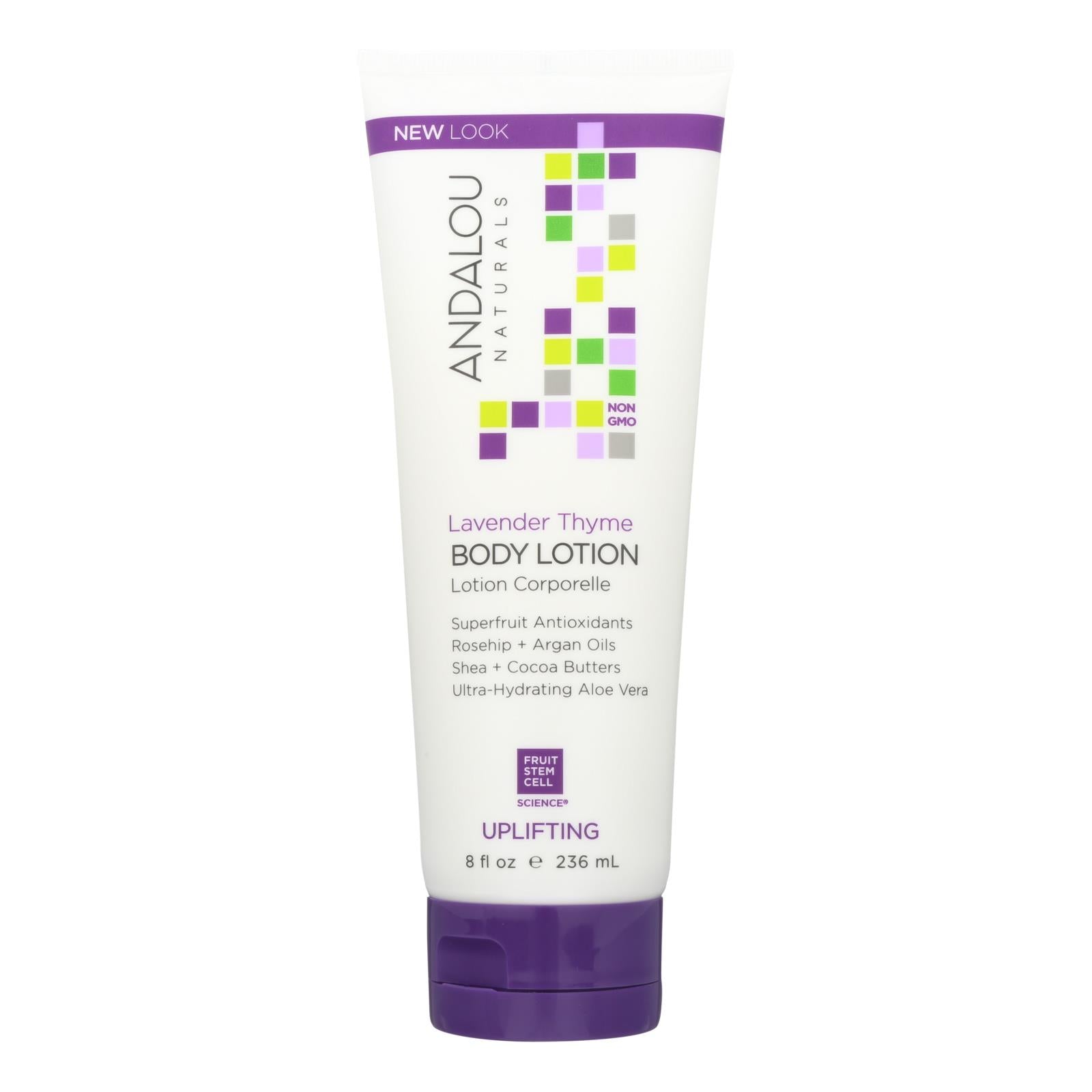 Andalou Naturals Body Lotion - Lavender Thyme Refreshing - 8 Fl Oz