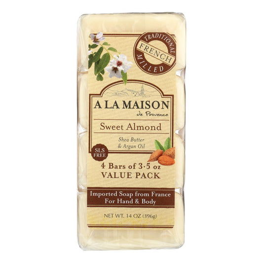A La Maison - Bar Soap - Sweet Almond - 4/3.5 Oz