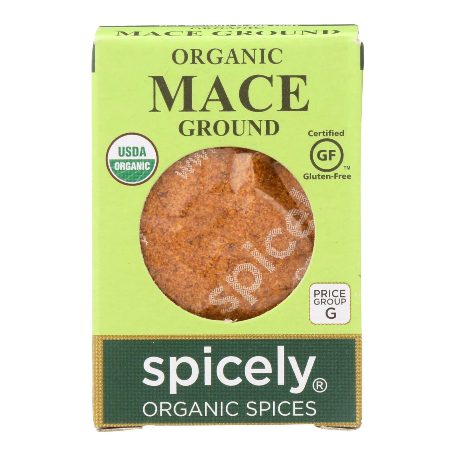 Spicely Organics - Organic Mace - Ground - Case Of 6 - 0.3 Oz.